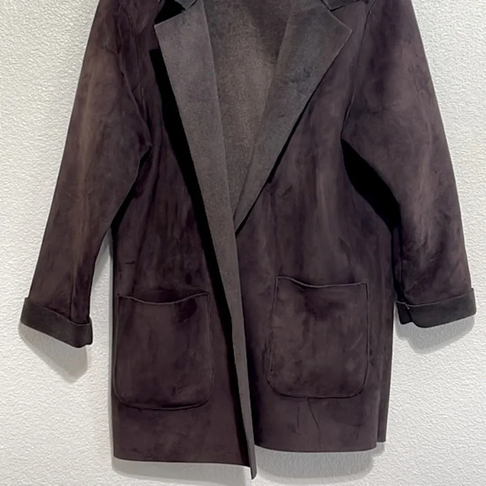 Karen Kane Brown Suede Jacket Size M